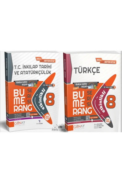 Günay Yayınları GÜNAY YAYINLARI 8. SINIF TÜRKÇE VE T.C İNKILAP TARİHİ VE ATATÜRKÇÜLÜK 2'Lİ SET (GÜNCEL MÜFREDAT) ürün görseli 1