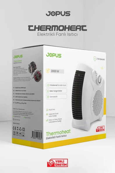 Jopus Fanlı Isıtıcı JO-FI001 - Resim 6