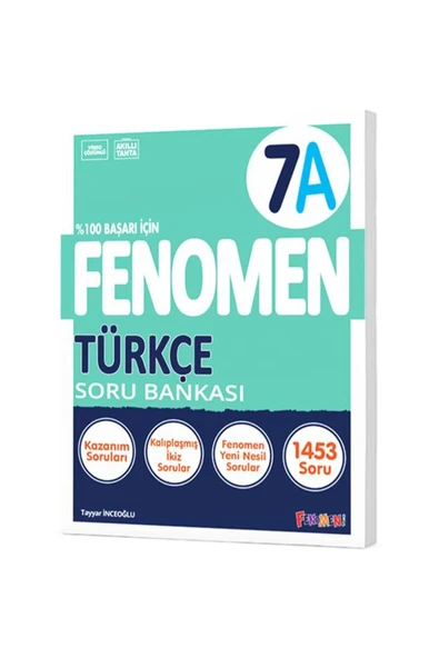 Fenomen Yayıncılık Fenomen Yayınları 7 SINIF TÜRKÇE A SORU BANKASI ürün görseli 1