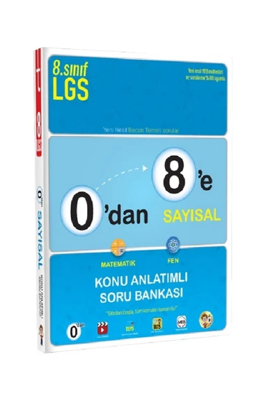Tonguç Yayınları Tonguç 0'dan 8'e Sayısal Konu Anlatımlı Soru Bankası ürün görseli 1