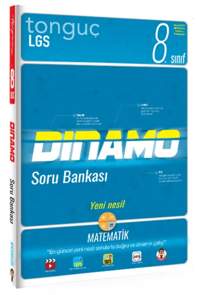 Tonguç Yayınları 8.sınıf Lgs Dinamo Matematik Soru Bankası ürün görseli 1