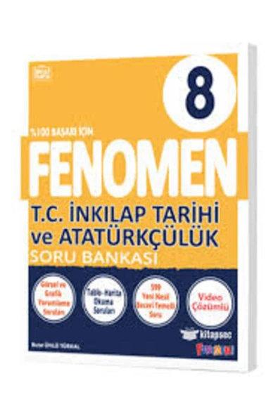 Fenomen Yayıncılık FENOMEN OKUL 8. SINIF İNKILAP TARİHİ VE ATATÜRKÇÜLÜK SORU BANKASI / 9786057790880