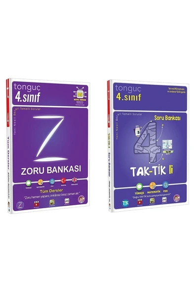 Tonguç Yayınları 4. Sınıf Tüm Dersler Zoru Ve Taktikli Soru Bankası ürün görseli 1