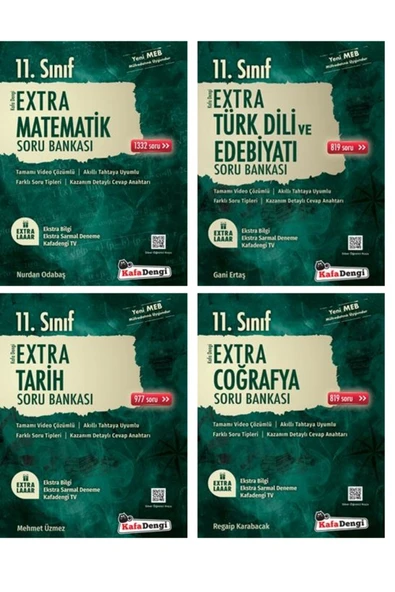 Kafa Dengi Yayınları Kafadengi 2025 11. Sınıf Sözel Eşit Ağırlık Extra Soru Bankası Seti ürün görseli 1