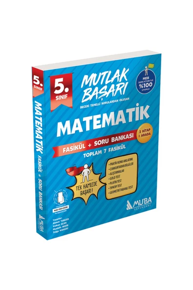 Muba Yayınları MB 5.Sınıf Matematik Fasikül+Soru B. ürün görseli 1