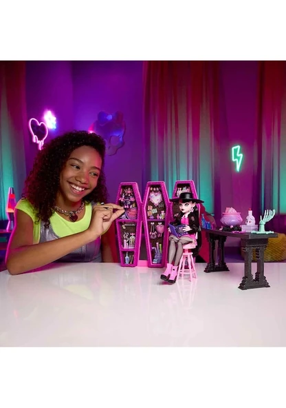 Monster High Draculauranın Gizli Iksirler Odası JBF15 Lisanslı Ürün - Resim 4