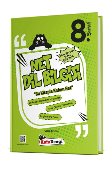 Kafa Dengi Yayınları 8. Sınıf NET Dilbilgisi Soru Bankası ürün görseli 1