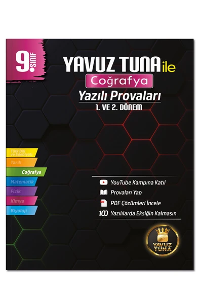 Yavuz Tuna Coğrafya 9. Sınıf Coğrafya Yazılı Provaları ürün görseli 1