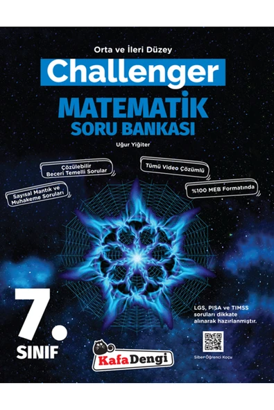 Kafa Dengi Yayınları 7.sınıf Challenger Matematik Soru Bankası ürün görseli 1