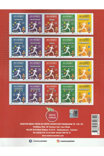 Newton Yayınları 5. Sınıf Türkçe ve Matematik Soru Bankası + Kondisyon Türkçe ve Matematik Denemeleri Seti - Resim 3