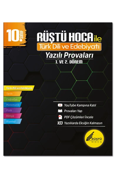 Rüştü Hoca 10. Sınıf Türk Dili ve Edebiyatı Yazılı Provaları ürün görseli 1