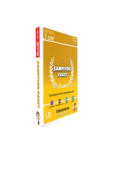 Tonguç Yayınları 3. Sınıf Şampiyon Paketi 2022 / Toplam 3 Kitap ürün görseli 1