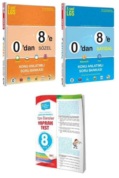 Tonguç Yayınları 0'dan 8'e Hazırlık Seti ürün görseli 1