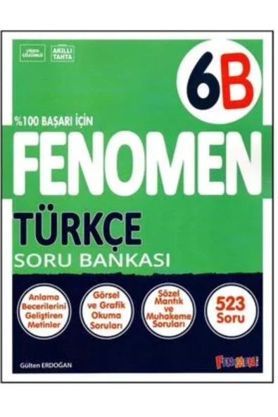 Gama Yayınları FENOMEN 6.SINIF TÜRKÇE (B) SORU BANKASI ürün görseli 1