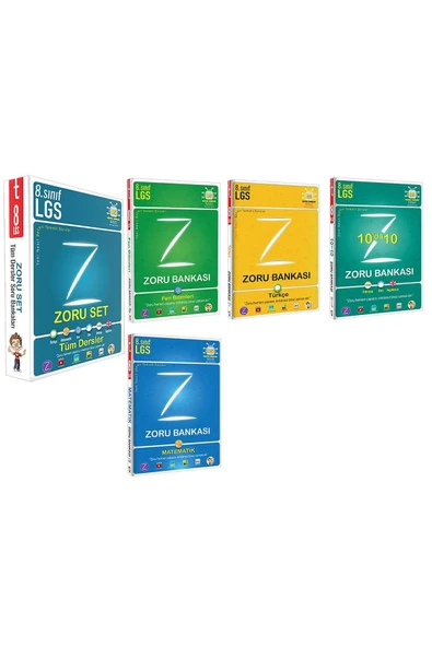 Tonguç Yayınları 2023 Tonguç 8.sınıf Tüm Dersler Zoru Bankası Seti ürün görseli 1