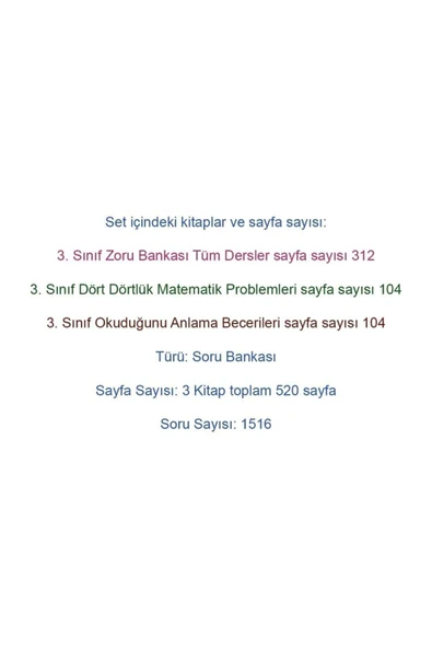 Tonguç Yayınları 3. Sınıf Şampiyon Paketi 2022 / Toplam 3 Kitap - Resim 2