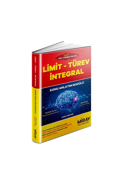 Miray Yayınları Miray 2024 Ayt Limit - Türev - İntegral Konu Anlatım Modülü ürün görseli 1