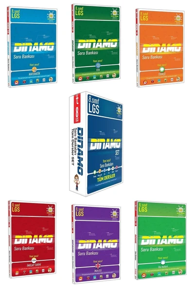 Tonguç Yayınları 8. Sınıf Lgs Dinamo Soru Bankası Set Tüm Dersler 6 Kitap 2022 - 2023 ürün görseli 1