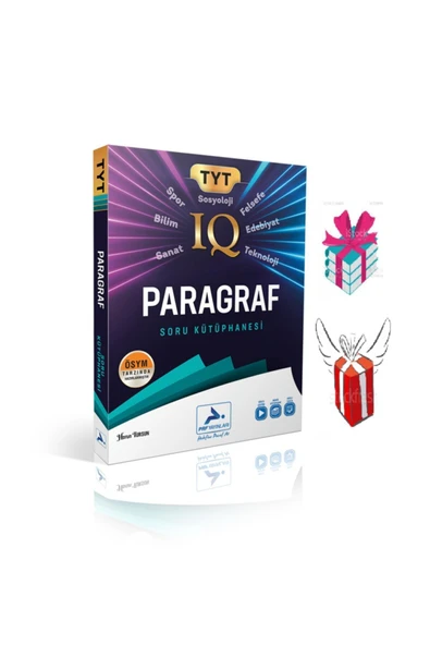 paraf yayınları Prf Tyt Iq Paragraf Soru Kütüphanesi Yeni Nesil Paragraf ürün görseli 1
