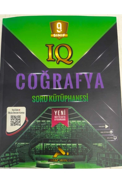 paraf yayınları PARAF IQ 9.SINIF COĞRAFYA SORU KÜTÜPHANESİ 2025 SON BASKI ürün görseli 1