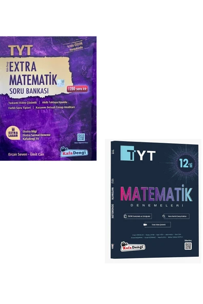 Kafa Dengi Yayınları Kafadengi Tyt Matematik Extra Soru + Deneme Seti 2 Kitap 2023 ürün görseli 1