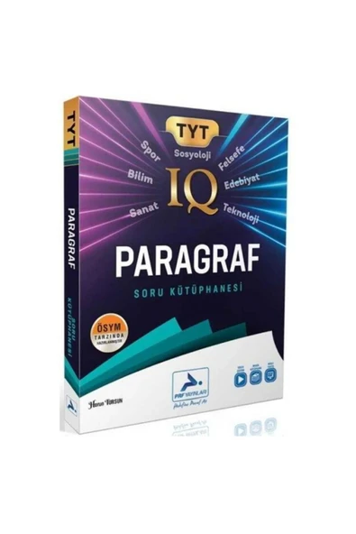 Strateji Yayınları Strateji Yayınları Tyt paraf Paragraf Iq Soru Kütüphanesi 2024-2025 ürün görseli 1