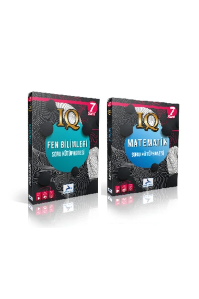 Prf Yayınları 7. Sınıf Fen Bilimleri + Matematik IQ Soru Kütüphanesi