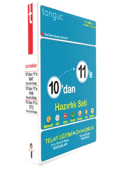 Tonguç Yayınları Tonguç 10 dan 11 e Hazırlık Seti Tonguç Akademi ürün görseli 1