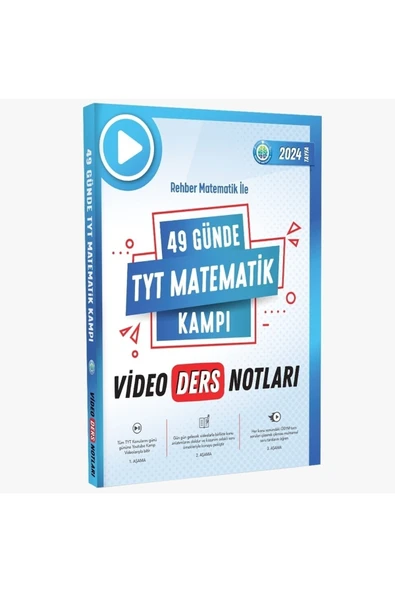 REHBER MATEMATİK YAYINLARI Rehber Matematik 49 Günde Tyt Matematik Kampı Video Ders Notları - Resim 2