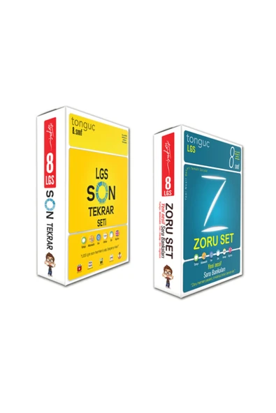 Tonguç Yayınları 8. Sınıf Lgs Son Tekrar Seti Zoru Bankası Set 2021 - 10 Kitap ürün görseli 1