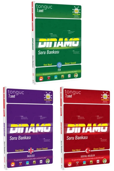 Tonguç Yayınları 7. Sınıf Şampiyon Paketi Tüm Dersler Dinamo Soru Ban. Sayısal Sözel Zoru Ban. - Resim 3