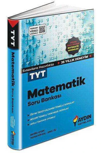 Aydın Yayınları Aydın Yayınları Tyt Matematik Soru Bankası 2023 ürün görseli 1