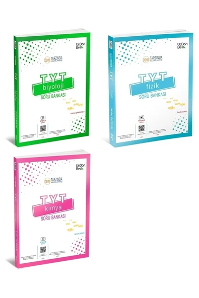 Üç Dört Beş Yayıncılık 345 Yayınları 2023-2024 Tyt Biyoloji Fizik Kimya Sayısal Seti ürün görseli 1