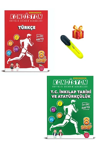 Newton Yayınları NEWTON 8. SINIF KONDİSYON DENEME SETİ + ( FOSFORLU KALEM) ürün görseli 1