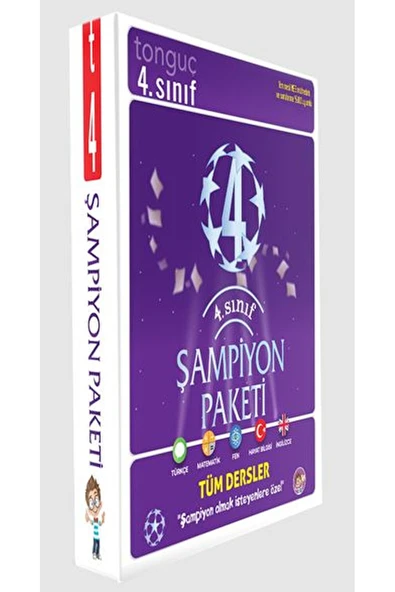 Tonguç Yayınları 4. Sınıf Şampiyon Paketi / Kolektif / Tonguç Akademi / 8683781816972 ürün görseli 1