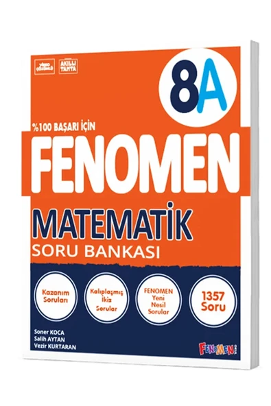 Fenomen Yayıncılık 8. Sınıf 8 Matematik A Soru Bankası Ve 8 Matematik B Soru Bankası Ile 3x30 Matematik Denemesi - Resim 2