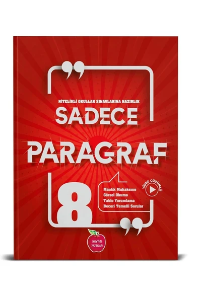 Newton Yayınları 8. Sınıf Sadece Paragraf Soru Bankası - Resim 2