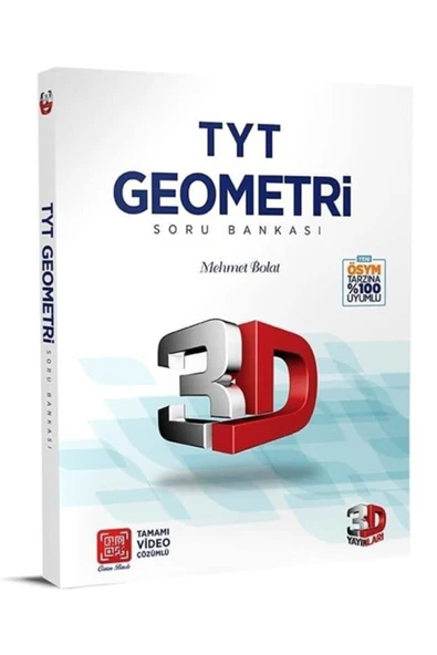 3D Yayınları Tyt 3d Geometri Soru Bankası ürün görseli 1