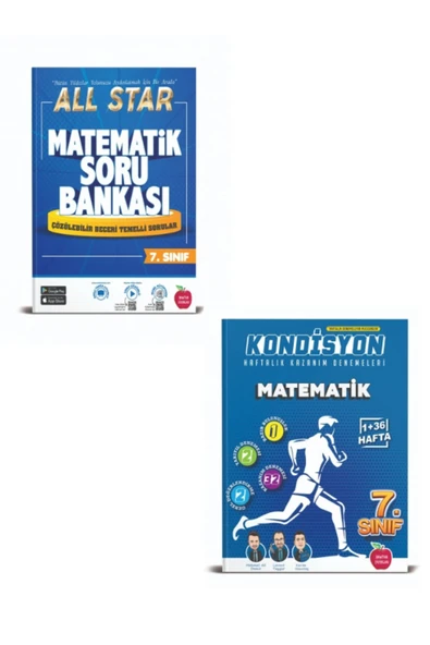 Newton Yayınları 7.sınıf All Star Matematik, Kondisyon Matematik Deneme Seti Hediyeli ürün görseli 1