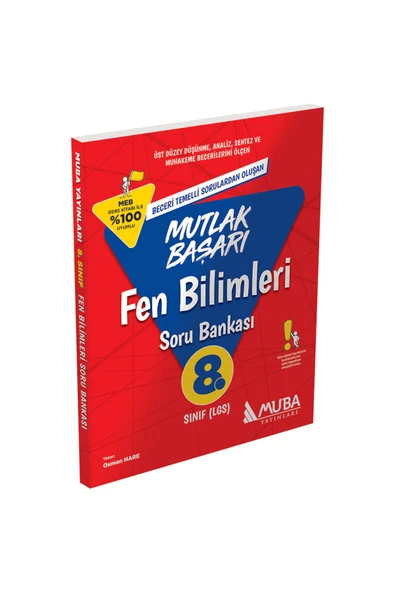 Muba Yayınları Mutlak Başarı 8. Sınıf Fen Bilimleri Soru Bankası ürün görseli 1