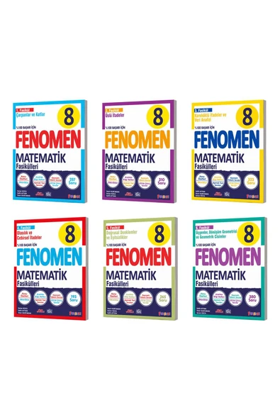 Fenomen Yayıncılık FASİKÜL SET MATEMATİK 8.SINIF FENOMEN YAYINLARI ürün görseli 1