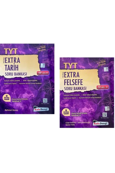Kafa Dengi Yayınları Kafadengi 2025 Tyt Tarih + Felsefe Extra Soru Seti 2 Kitap