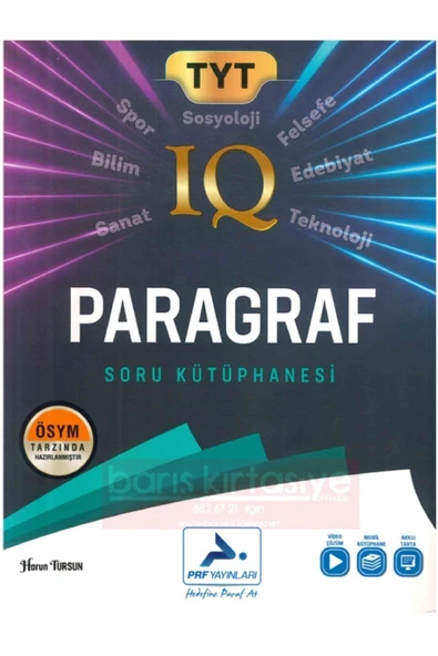 paraf yayınları Tyt Iq Paragraf Soru Kütüphanesi ürün görseli 1