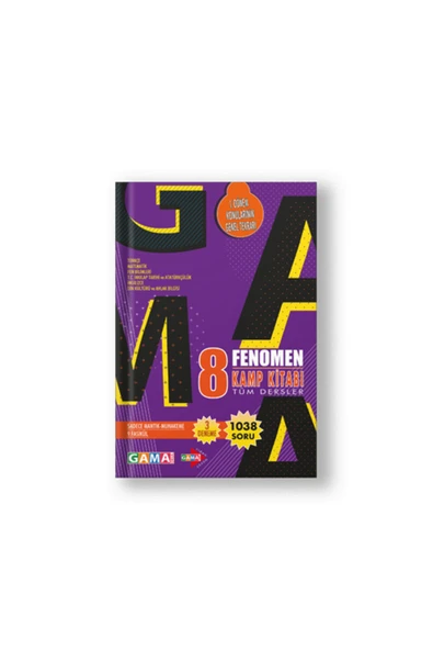 Fenomen Yayıncılık Fenomen Yayınları 8.sınıf Kamp Kitabı Tüm Dersler Soru Bankası 1.dönem ürün görseli 1