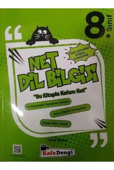 Kafa Dengi Yayınları *yeni* 8.sınıf Net Dilbilgisi Soru Bankası (tümü Video Çözümlü) ürün görseli 1