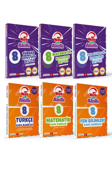 Tammat Yayıncılık LGS 8. Sınıf Türkçe Matematik Fen Hızlı ve Akıllı Konuşan Defter Konu Anlatım + Soru Bankası ürün görseli 1