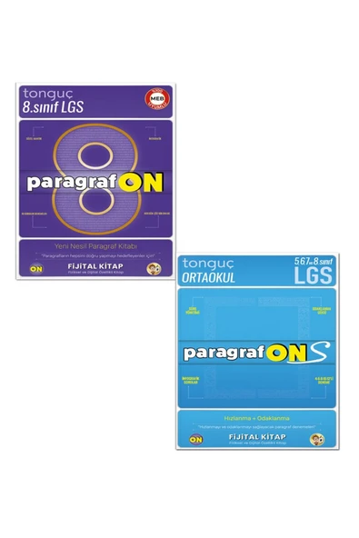 Tonguç Yayınları Lgs Paragrafon Ve Paragrafons / 5-6-7 Ve 8. Sınıf ürün görseli 1