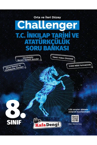 Kafa Dengi Yayınları Kafadengi 2025 8. Sınıf Lgs İnkılap Tarihi Challenger Soru Bankası ürün görseli 1