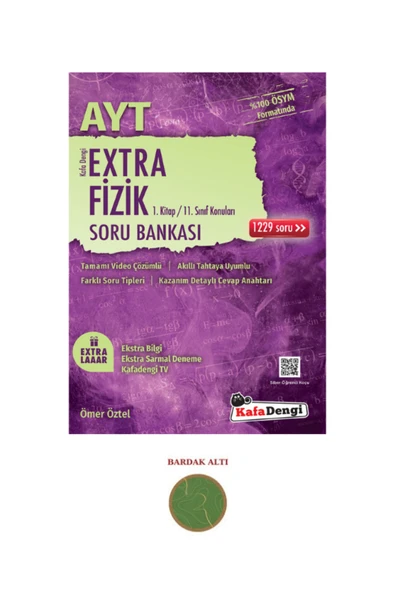 Kafa Dengi Yayınları Yayınları Ayt Extra Fizik Soru Bankası 1. Kitap ürün görseli 1