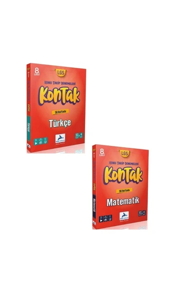 Yanıt Yayınları 8.SINIF KONTAK DENEMELERİ TÜRKÇE & MATEMATİK ürün görseli 1